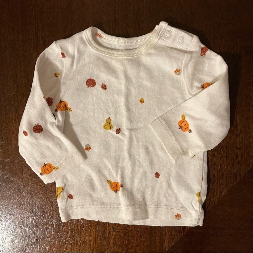 Carter’s | Brown/White Baby 3-Piece Thanksgiving Outfit Set | 6 mo - Picture 5 of 9